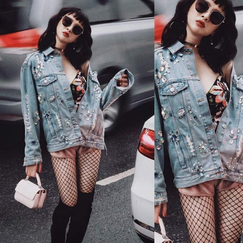 Top 10 cách phối đồ với tất lưới cực sexy mà không phản cảm