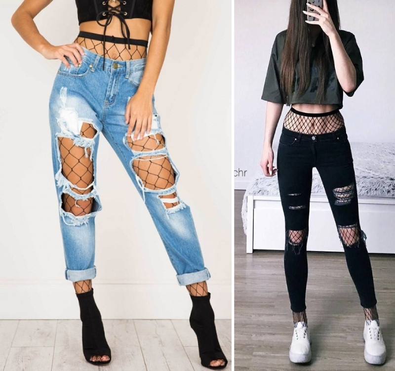 Top 10 cách phối đồ với tất lưới cực sexy mà không phản cảm